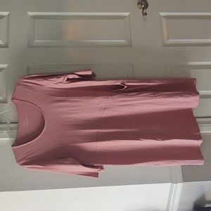 JJill lg salmon/rose color dress